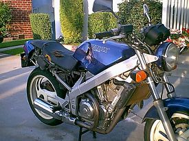 damaged bike