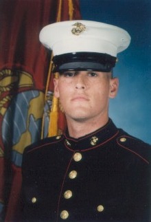 Joe in dress blues.