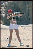 Eileen gets into the .22