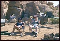 Turbo and Jen getting some sun.